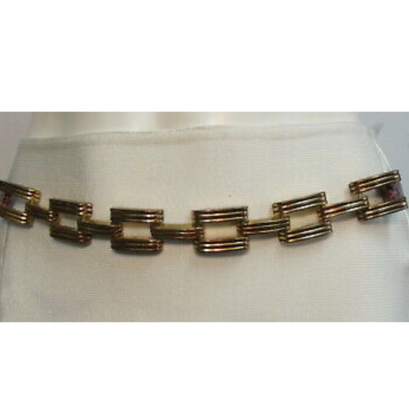 Kenneth Jay Lane Purple Adjustable Belt